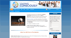 Desktop Screenshot of leadingconsciously.com